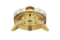 Low Poly Gladiator Arena