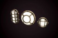 Industrial Wall Lamps Pack