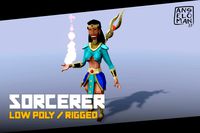 Low Poly Sorcerer