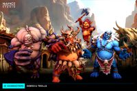 Stylized Ogres &amp; Trolls Pack