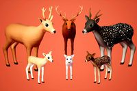 SI - Animated Deer and Fawn