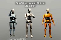 Sci-Fi Humanoid Robot