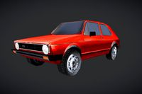 PS1 Style Hatchback Car