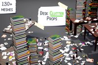 Desk Clutter Props