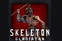 SKELETON GLADIATOR RETIARIUS