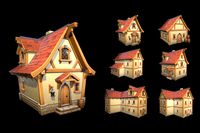 6 Stylized Medieval Houses