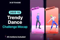 Trendy Dance Challenge Mocap Pack [2025 1Q]
