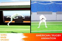 American Football & Rugby Animation
