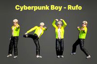 Sci-fi Boy “Lupo” – Character from Genaimo