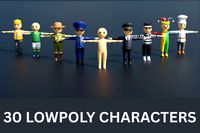 30 HYPERCASUAL CHARACTERS