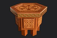 Medieval Wooden Table_3