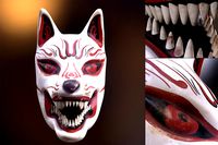 Japanese Kitsune Fox Mask