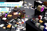 Office Desk Clutter Props