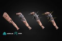 Low Poly Modular Weapon "Cudgel"