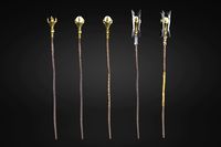 Low Poly Modular Weapon Scepter, Stick