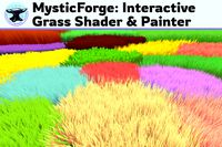 Interactive Grass Shader and Painter by MysticForge