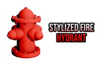 Stylized Fire Hydrant
