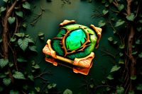 Stylized Magic Druid Book – Game Ready Fantasy Spellbook