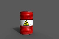 Barrel flammable
