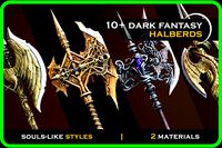 Dark Fantasy Halberd