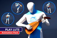 MC Play Lute - Believable 3D Animations by MoCap Central