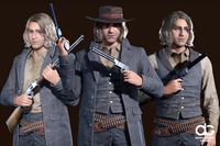 Western Character Harry - Adventure Survival Shooter Cowboy Wild West Man