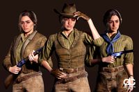 Western Character Mary- Adventure Survival Shooter Action Cowboy Wild West Woman