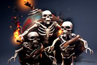 Shadow Skeleton Bomberman Family - 3 Characters + Animations