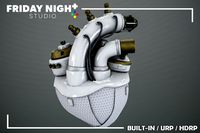 Cybernetic Mechanical Heart – Sci-Fi Bio-Tech Prop