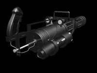 CAW M134 Minigun 3D Model
