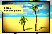 3D Stylized Palm Trees (FREE SAMPLE)