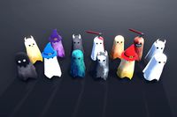 Little Ghost lowpoly (LITE)