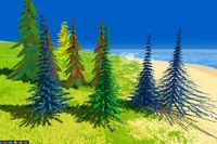 Stylized Pine Tree Generator