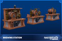Stylized Brewing Station &amp; Icons