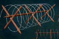 Military WireBarricade Pua Series Metal Fortress Obstacle- N1P