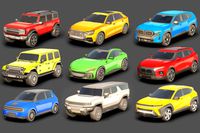 City Low Poly Cars Pack