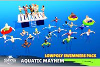 Aquatic Mayhem - Lowpoly Swimmers Pack