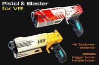 Pistol &amp; Blaster for VR