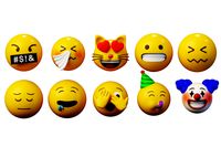 10 Emoticon Yellow Ball Pack Part 6