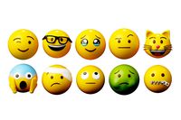 10 Emoticon Yellow Ball Pack Part 5