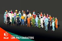 Professions - Low-poly characters