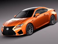 Lexus RC F 2015 3D Model