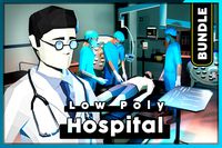Ultimate Low Poly Hospital Bundle