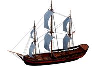 Columbia Ship with URP &amp; HDRP Textures