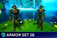 Dwarven Armor Set - Stylized RPG