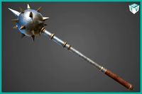 Old Mace 01 Weapon URP HDRP Textures