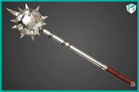 Mace 01 Silver Weapon URP HDRP Textures