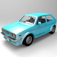 Volkswagen Golf GTI 3D Model