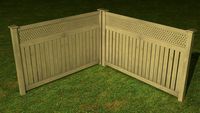 Wooden Fence 3D Model