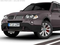 BMW X3 2007 3D Model